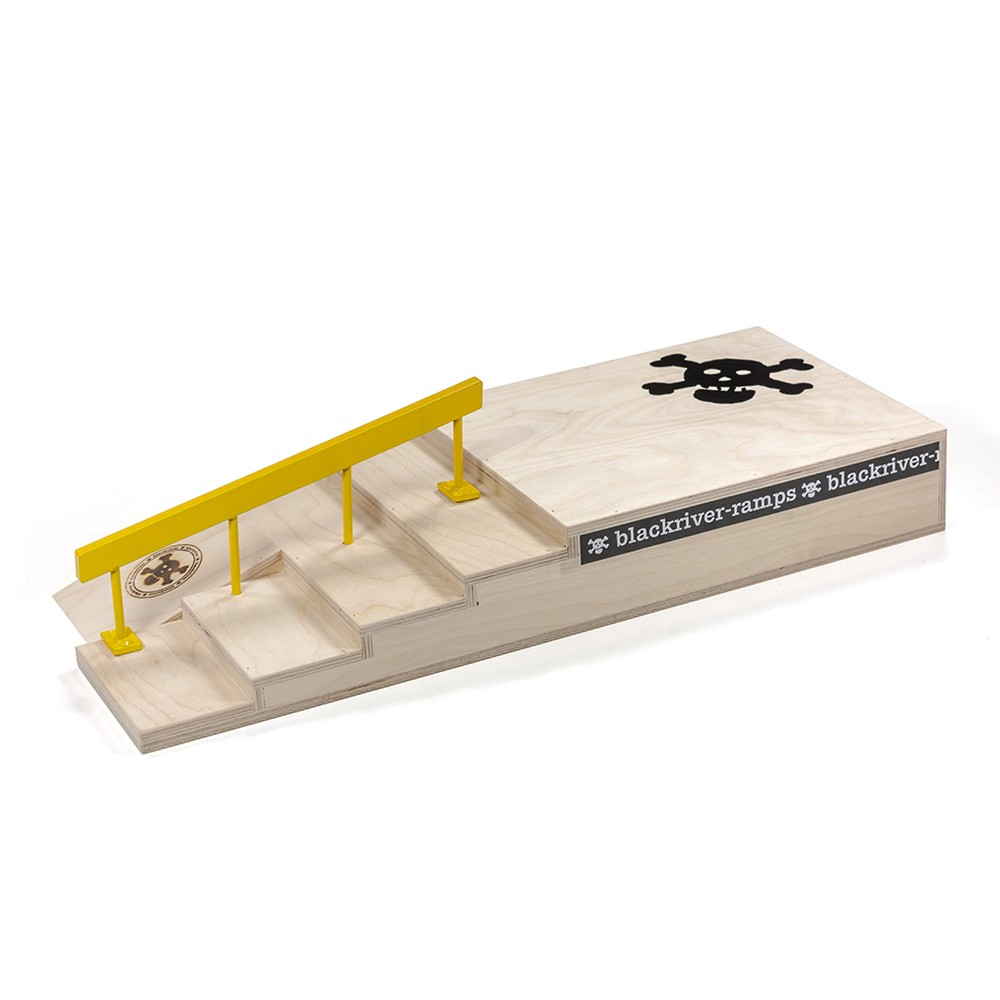 BLACKRIVER Parks - New Stairset (Yellow Flat Rail)