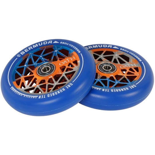 OATH BERMUDA WHEELS - ORANGE/BLUE