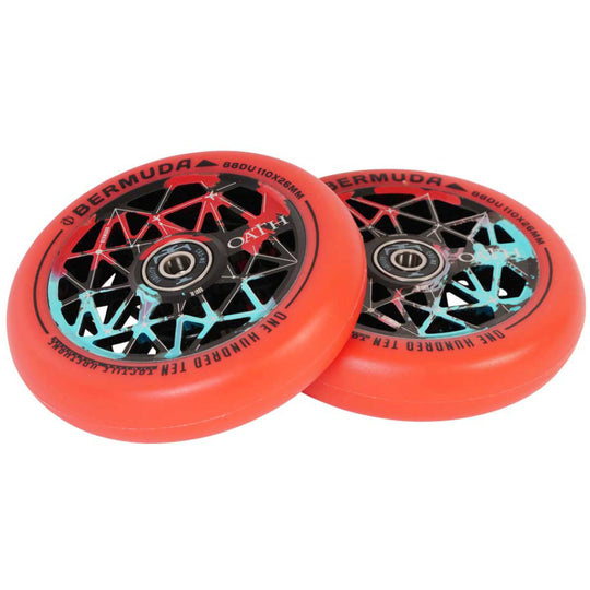 OATH BERMUDA WHEELS - BLACK/TEAL/RED