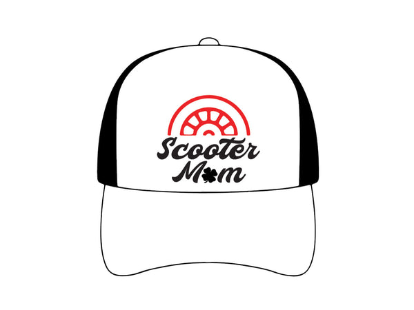 Lucky Scooter Mom Trucker Hat