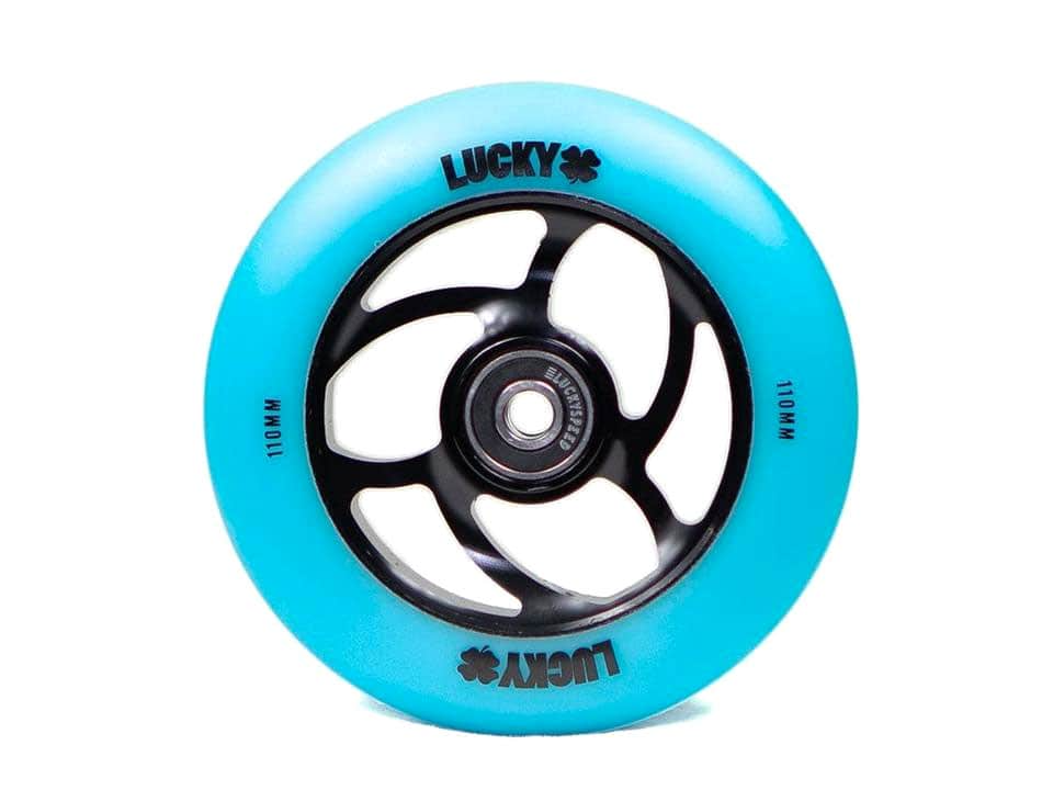 Lucky Torsion 110mm Wheel - Black/Teal