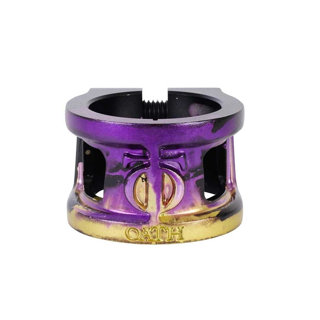 OATH CAGE V2 CLAMP - BLK/YELLOW/PURPLE