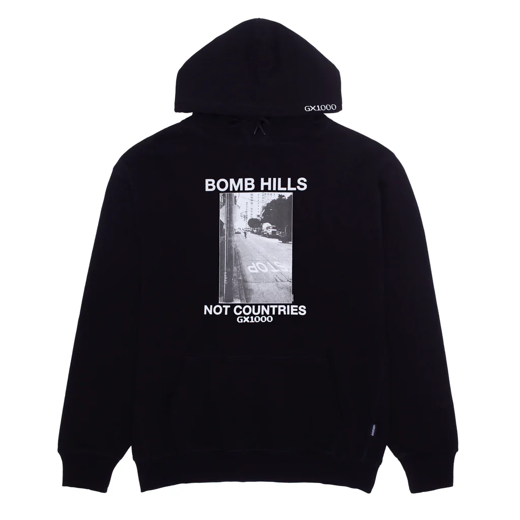 GX1000 - Bomb Hills Not Countries Hoodie GX1000 - Bomb Hills Not Countries Hoodie