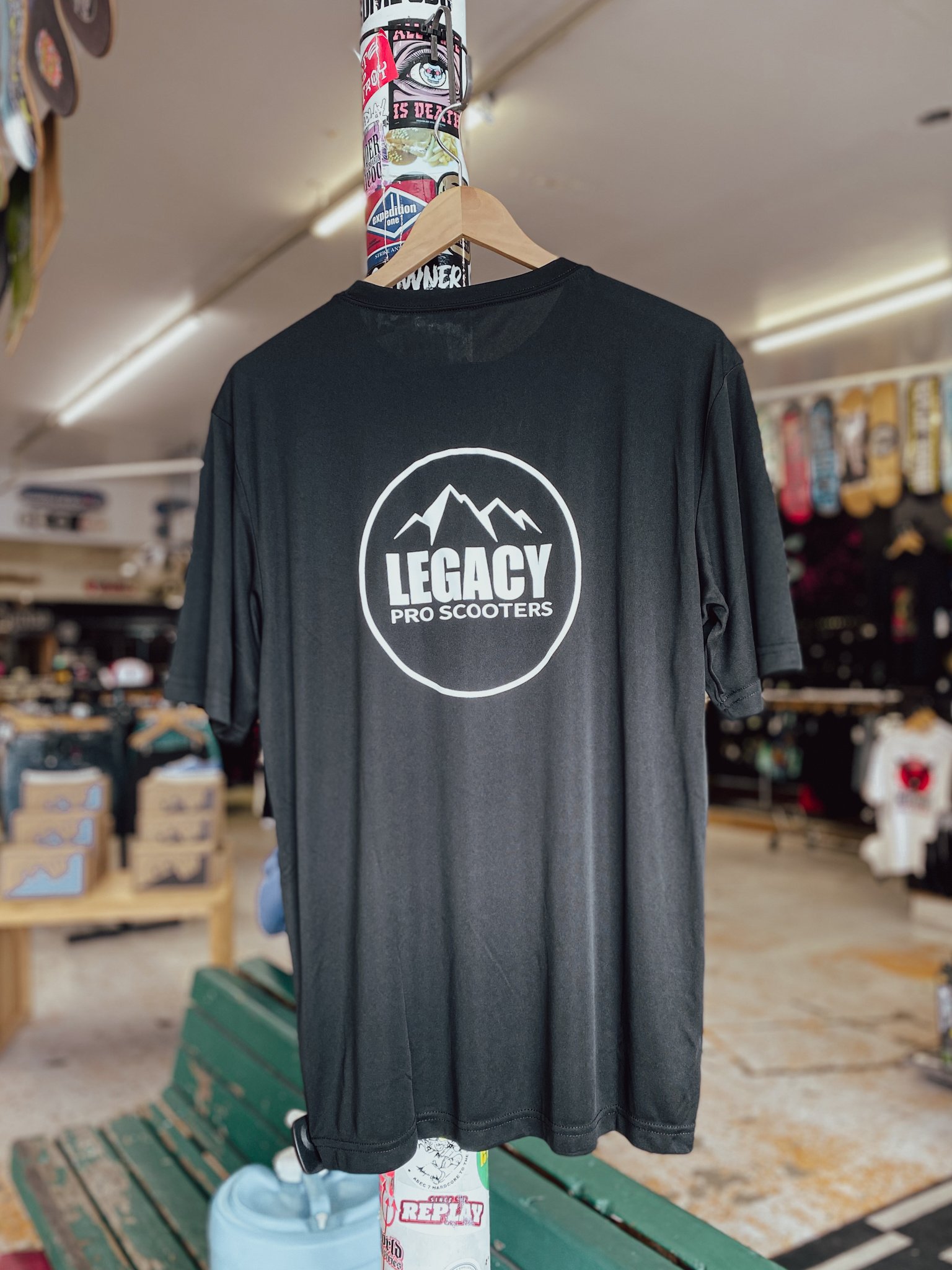 LEGACYPROSCOOTERS RIDING TEE - Black LEGACYPROSCOOTERS RIDING TEE - Black