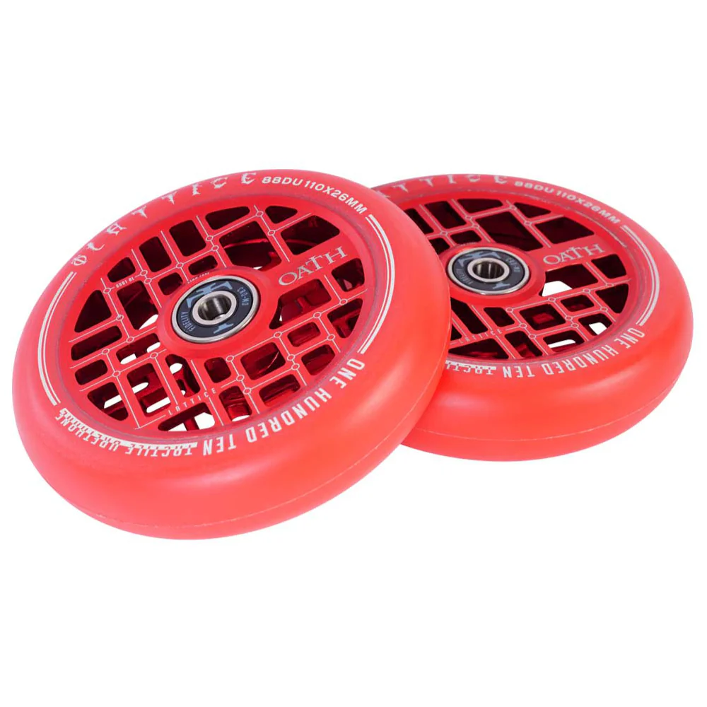 Oath Lattice Wheels- RED