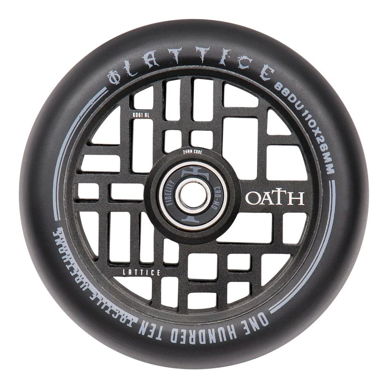 Oath Lattice Wheels - BLACK