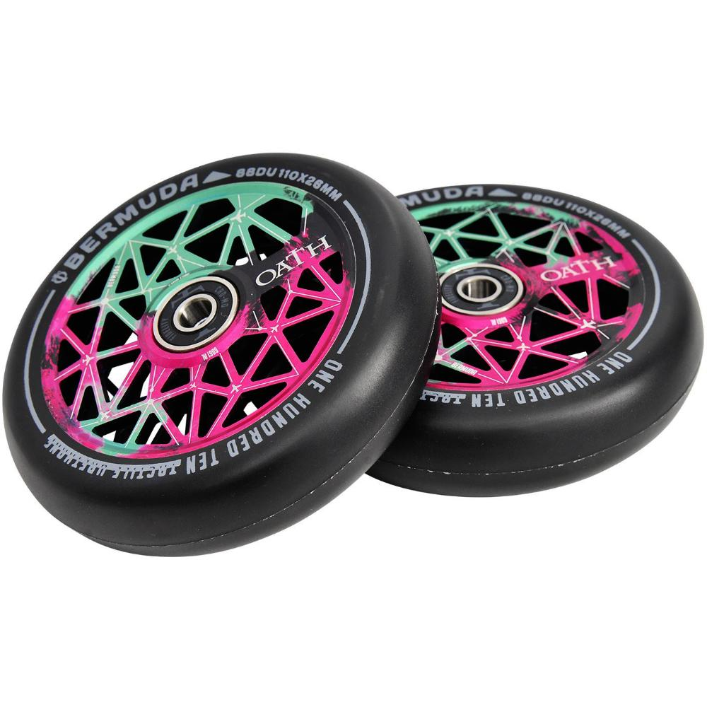 OATH BERMUDA WHEELS - PINK/TEAL/BLCK