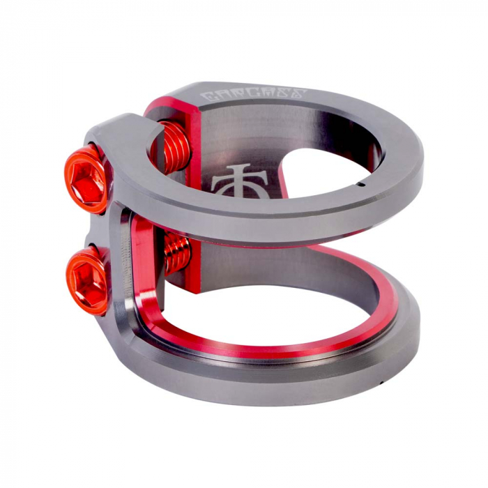 Oath Carcass HIC Clamp (Titanium/Red)