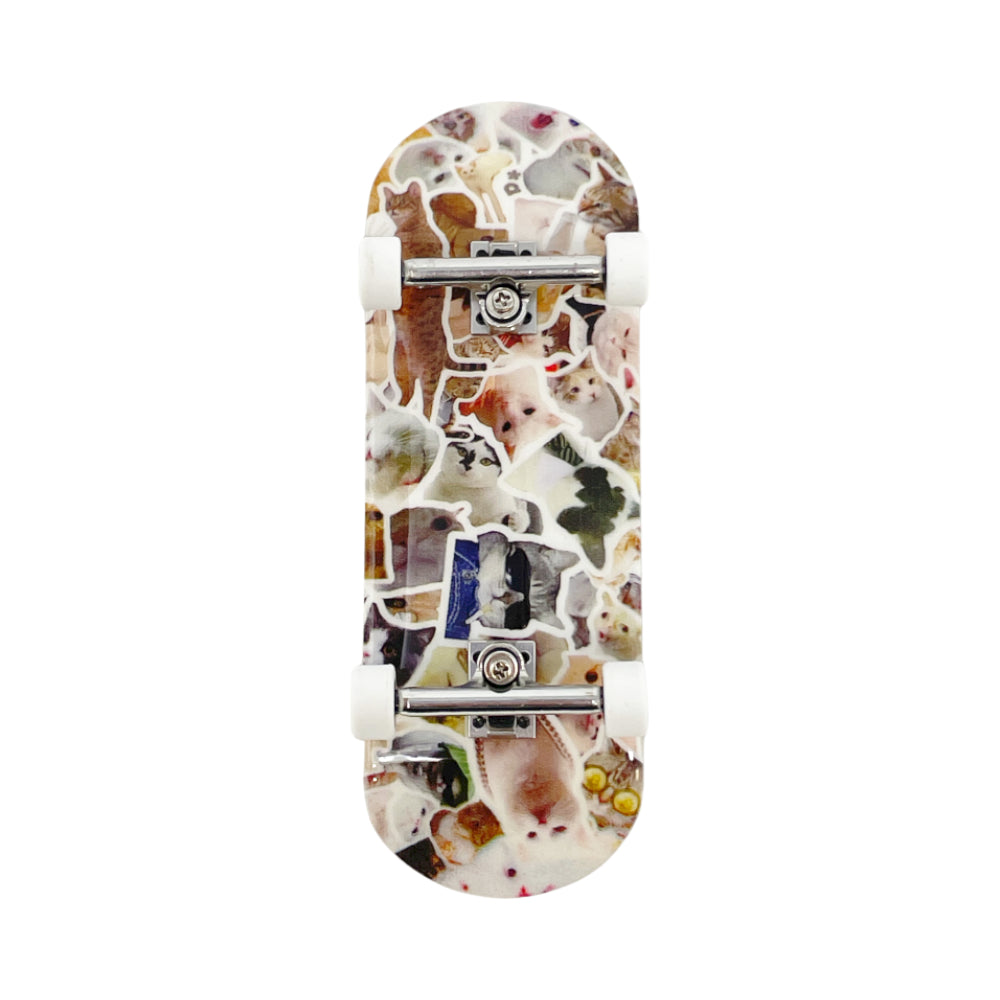VICTORY Fingerboards - Cats Sticker Bomb 34mm Pro Complete