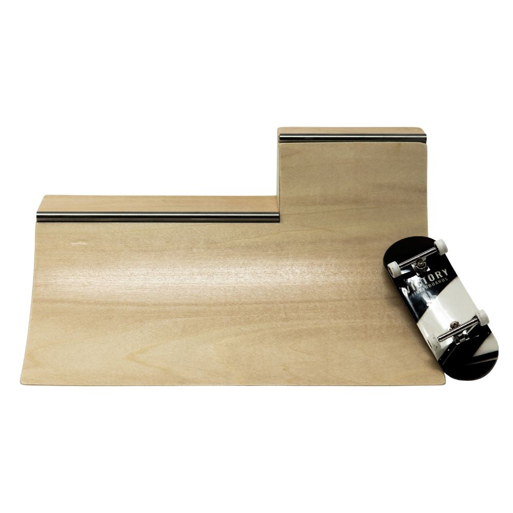 VICTORY FINGERBOARDS - Wooden Extension Quarter Pipe