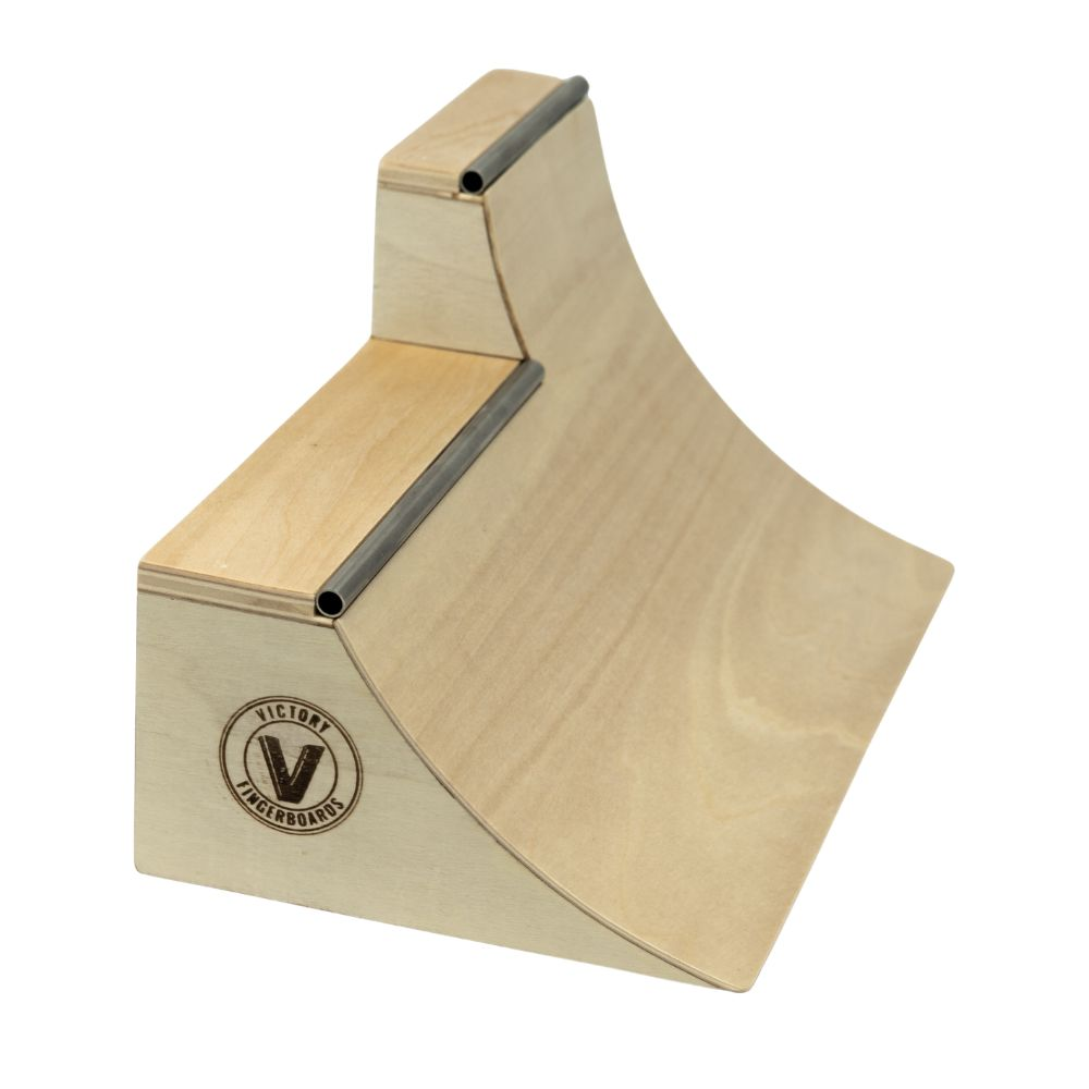 VICTORY FINGERBOARDS - Wooden Extension Quarter Pipe