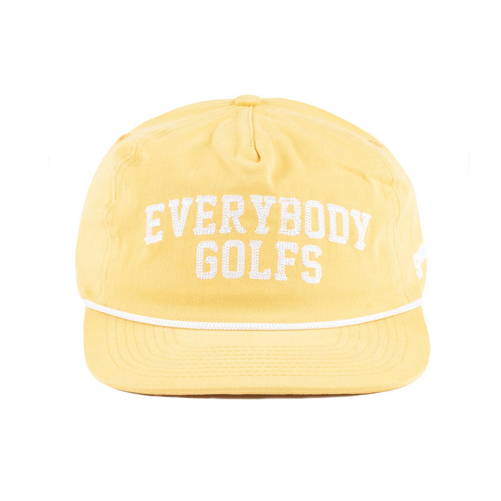 Sandy Par - Everybody Golfs 5 Panel Hat (Yellow)