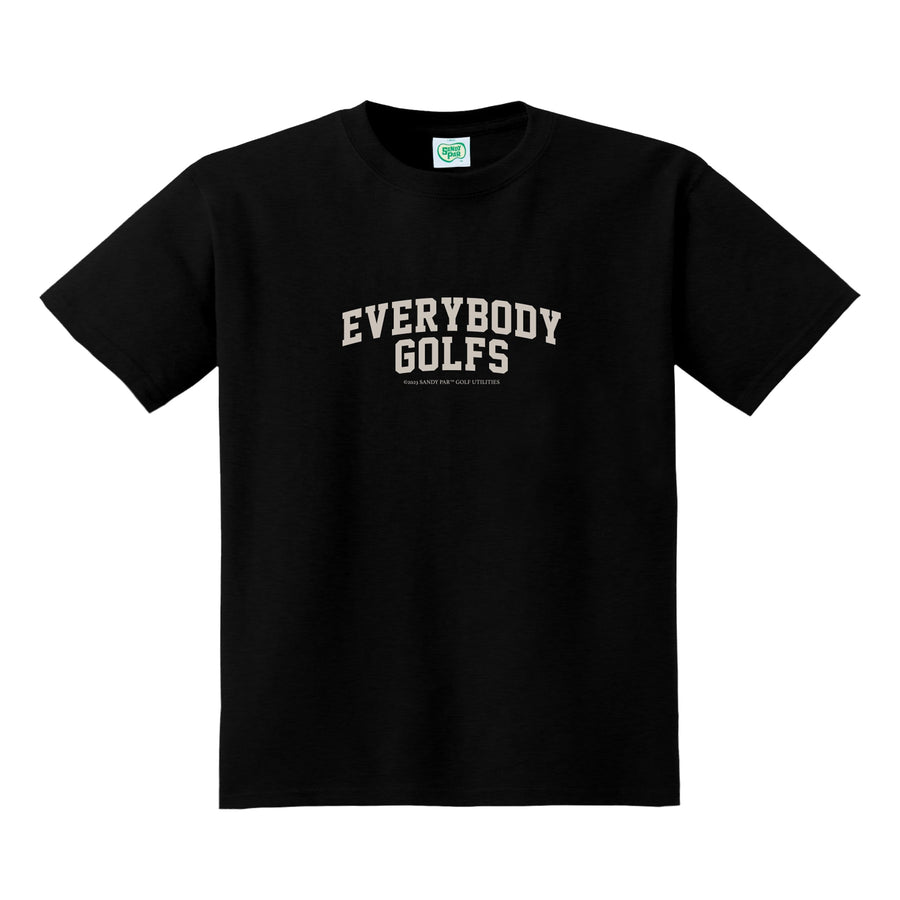 Sandy Par - Everybody Golfs Tee (Black)