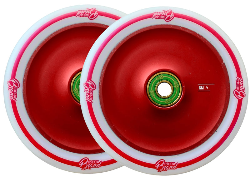 URBAN ARTT WHEELS - White/RED Core
