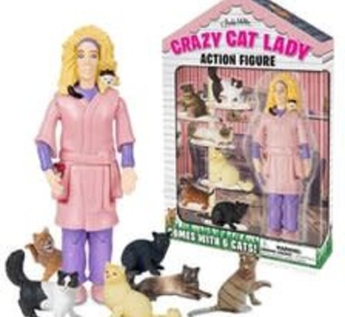 Crazy Cat Lady Action Figure