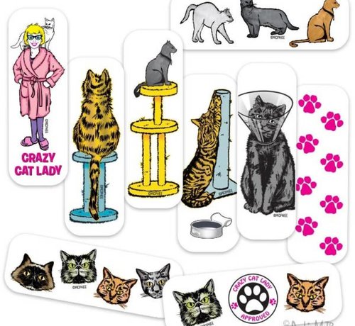 Crazy Cat Lady Bandages