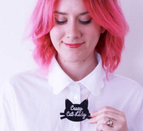 Crazy Cat Lady Necklace