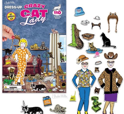 Dress-Up Cat Lady
