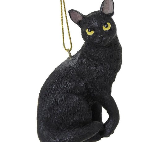 Moonbeam Black Cat Ornament