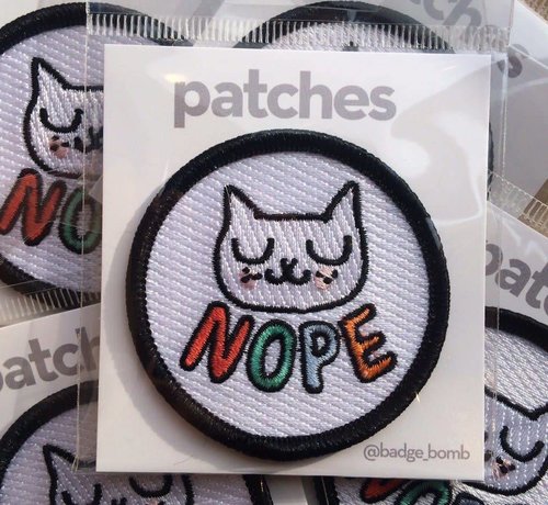 Nope Iron-on Patch