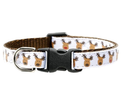 Reindeer Games Christmas Collar with Bell