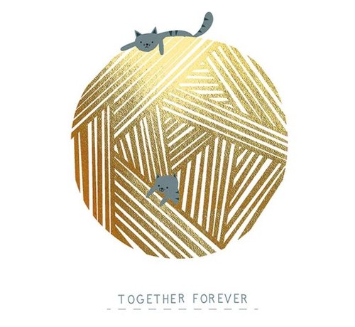 Together Forever Gold Card
