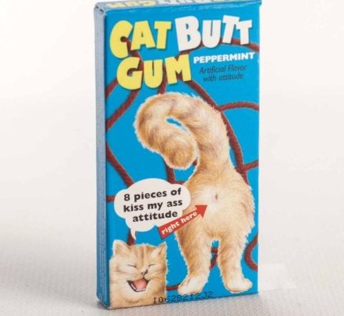 Yummy Cat Butt Gum