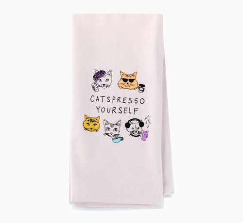 Catspresso Yourself Tea/Dish Towel