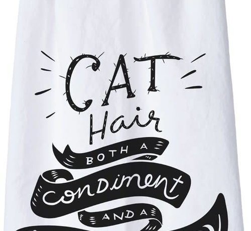 Cat Hair Both A Condiment Tea Towel