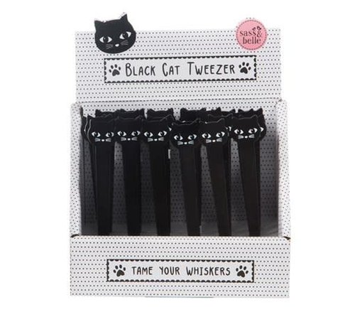Jodie Black Cat Tweezers