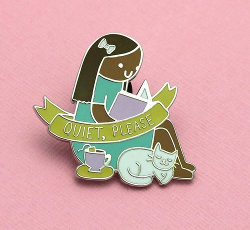 Quiet, Please - LIMITED EDITION Ruth Enamel Pin