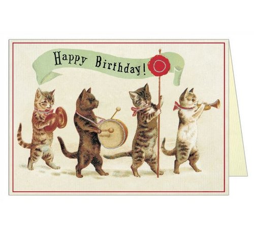 Cat Parade Birthday Card