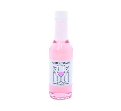 White Kittendel Rose Cat Wine