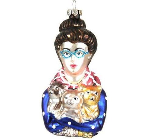 Veronika Three Kitties Ornament