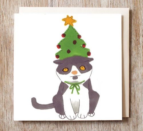 Copy of Bunnie Cat Card