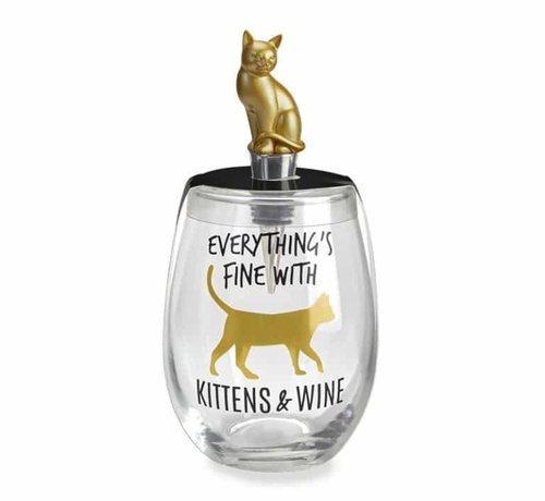 WildEye Luna Wine Glass and Stopper