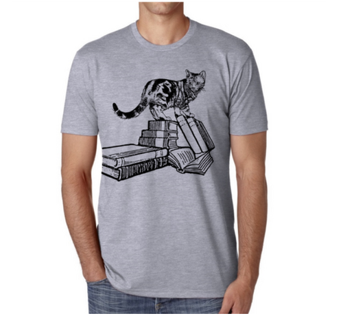 brunoandbetty Winston Books Cat Shirt