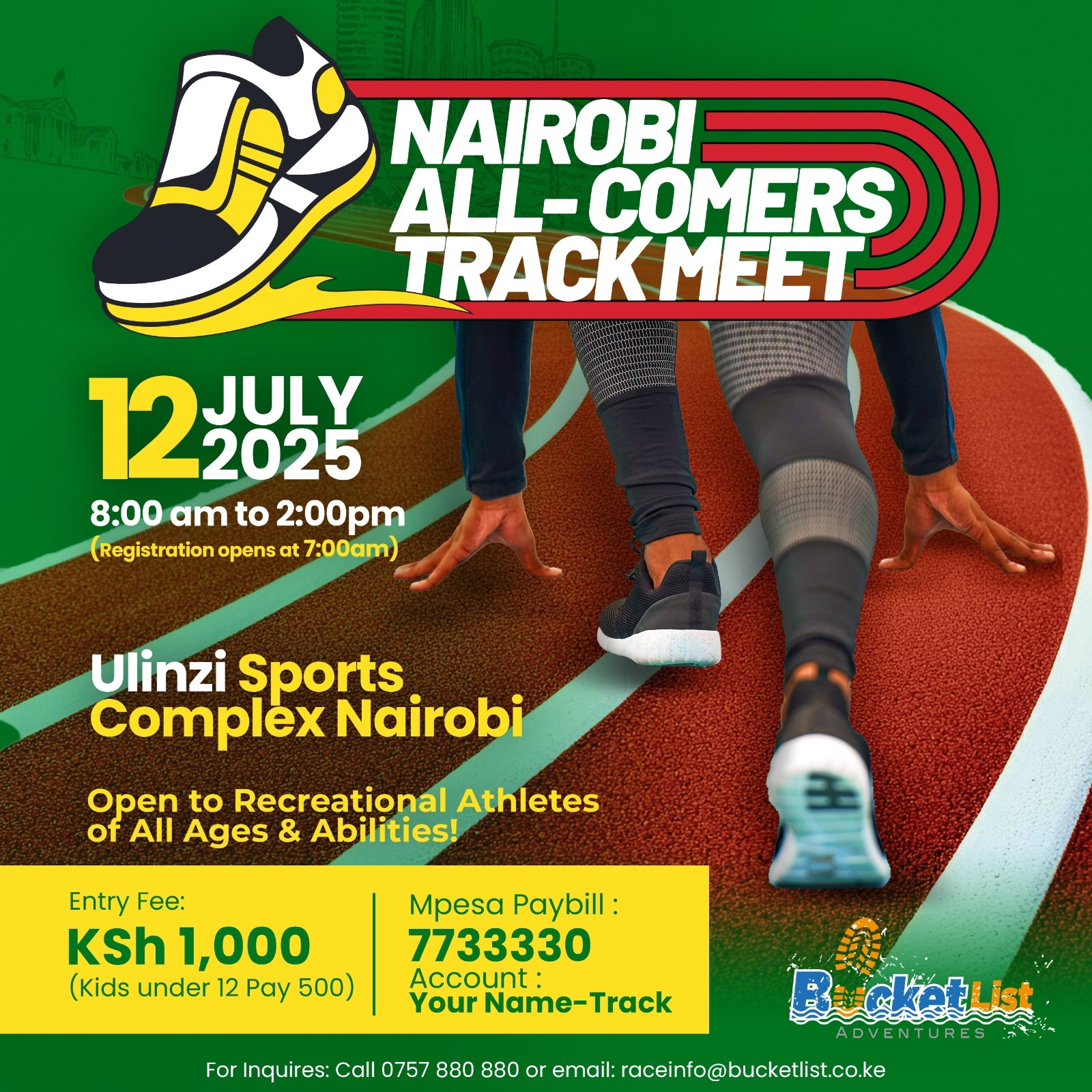 Nairobi All - Comers Track Meet