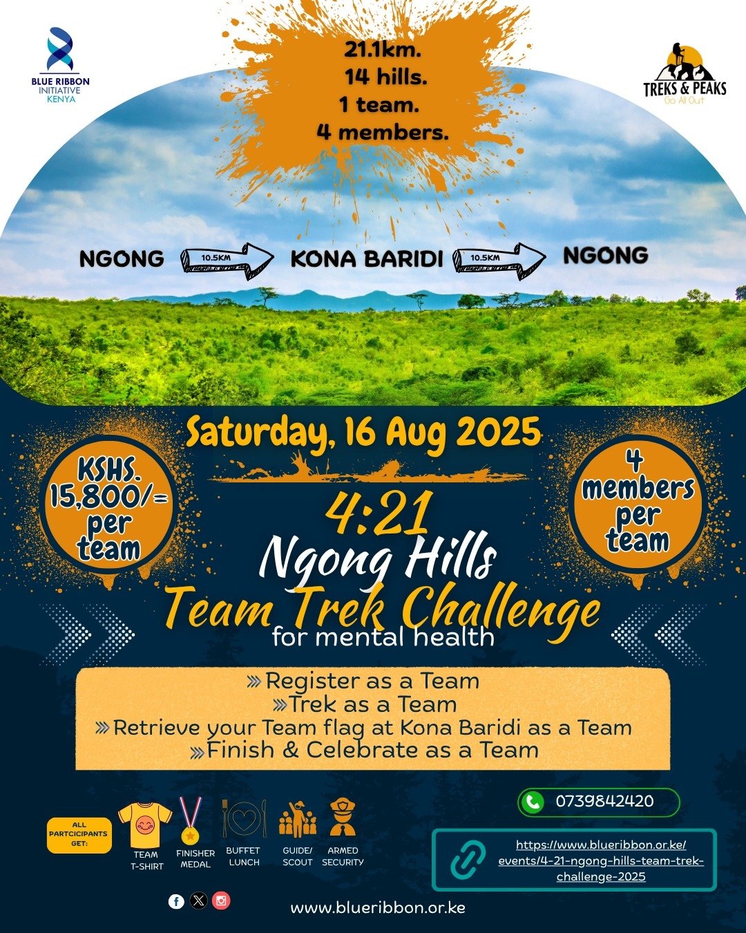 Ngong Hills 21km Team Challenge