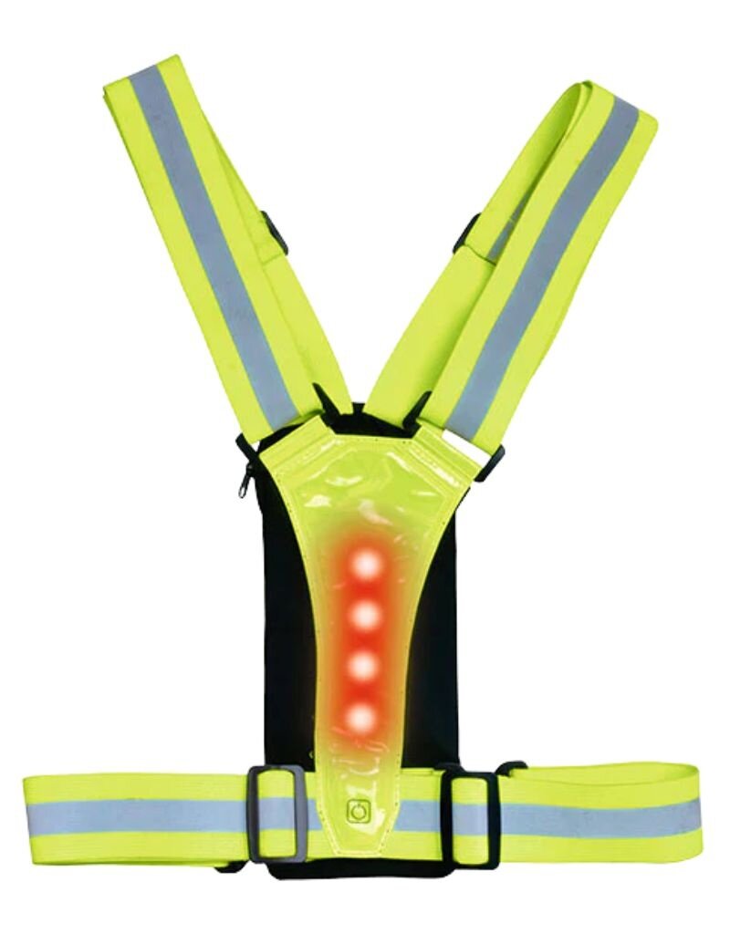 Ultimate Performance Stile Reflective LED Run Vest & Phone Carrier