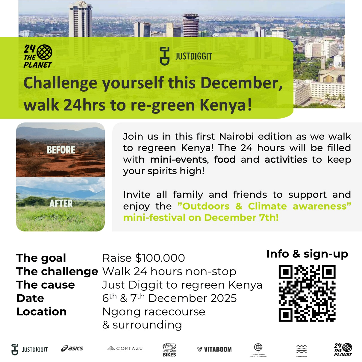 Walk 24hrs to regreen Kenya