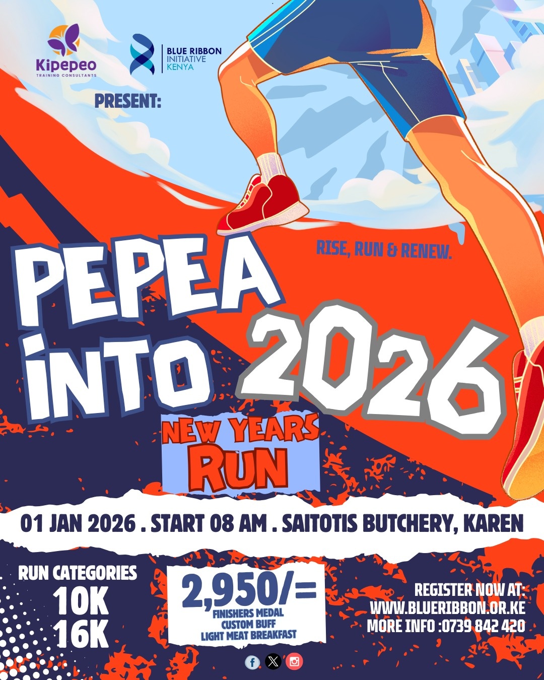 Pepea into 2026 - New Year's Day Run