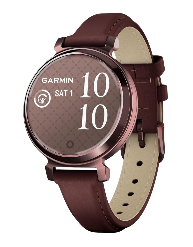 Garmin Lily 2 Classic Dark Bronze with Mulberry Leather Band