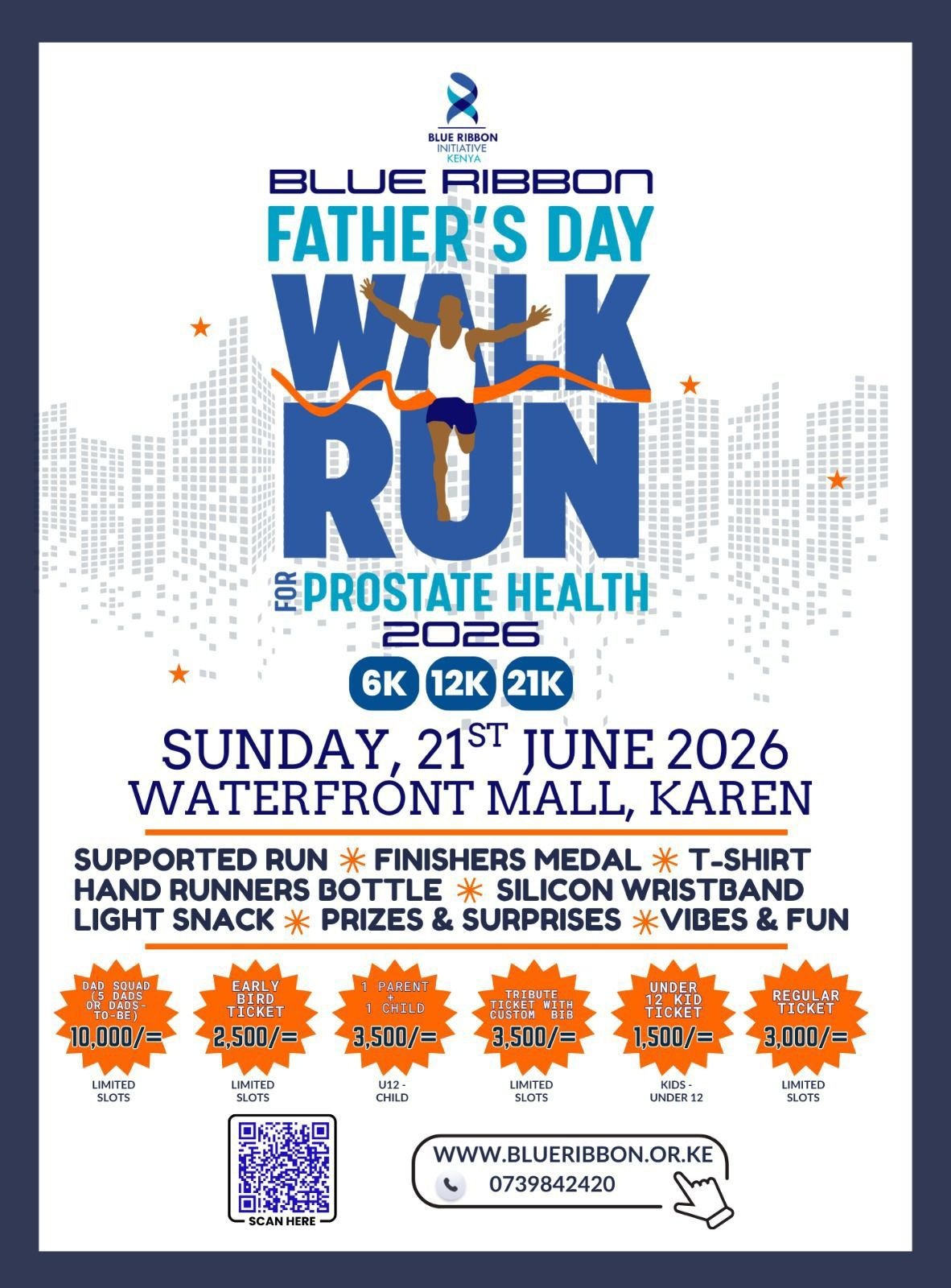 3RD Annual Blue Ribbon Father's Day Walk Run 2026