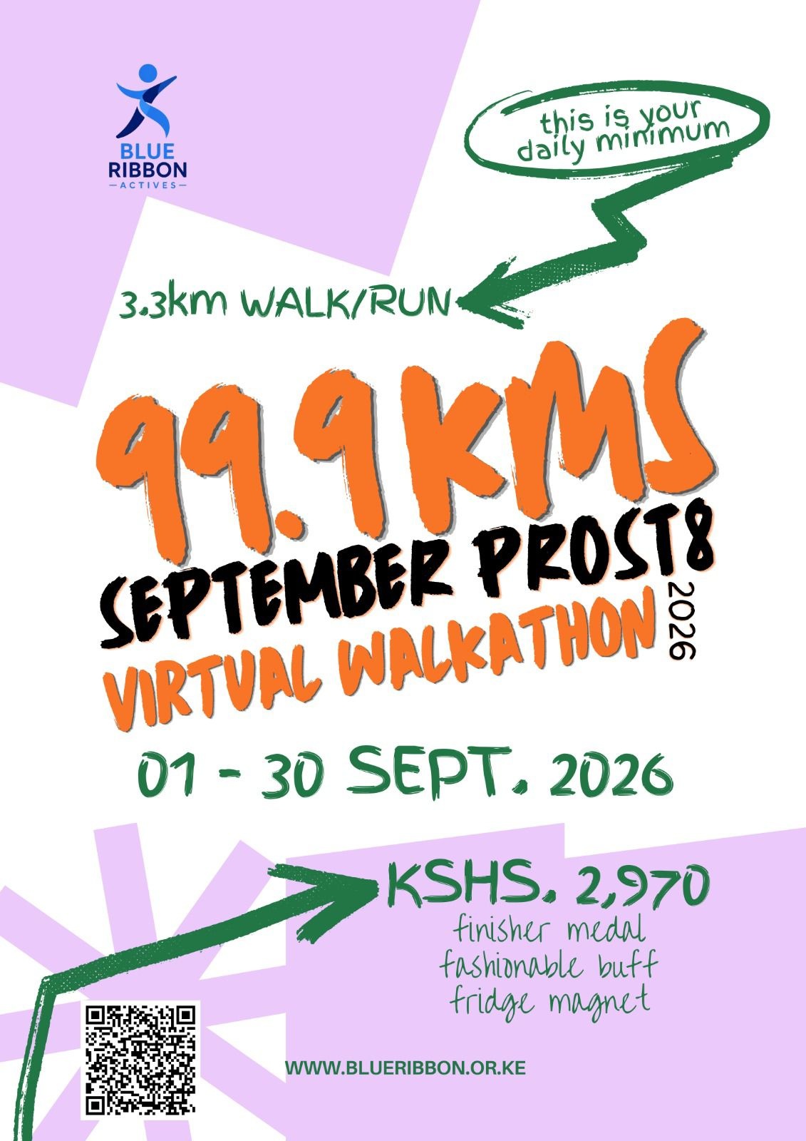 99.9km September PROST8 Walkathon 2026