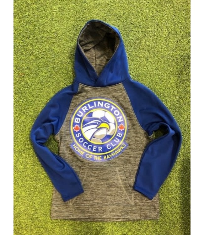 BURLINGTON SOCCER CLUB 2 TONE HOODIE