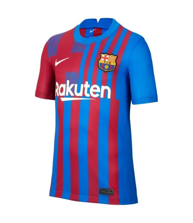 Nike FC BARCELONA HOME JERSEY 2021 22 YOUTH Absolute Soccer Burlington