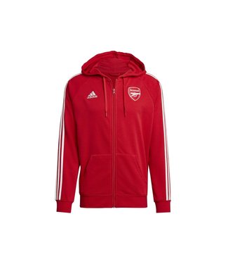 Adidas ARSENAL 2022/23 DNA 3-STRIPES FULL-ZIP HOODIE - Absolute