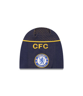 CHELSEA NEW ERA ENGINEERED BLUE BEANIE