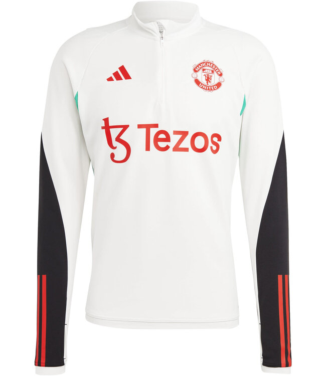 MANCHESTER UNITED TIRO 23 TRAINING TOP - CWHITE